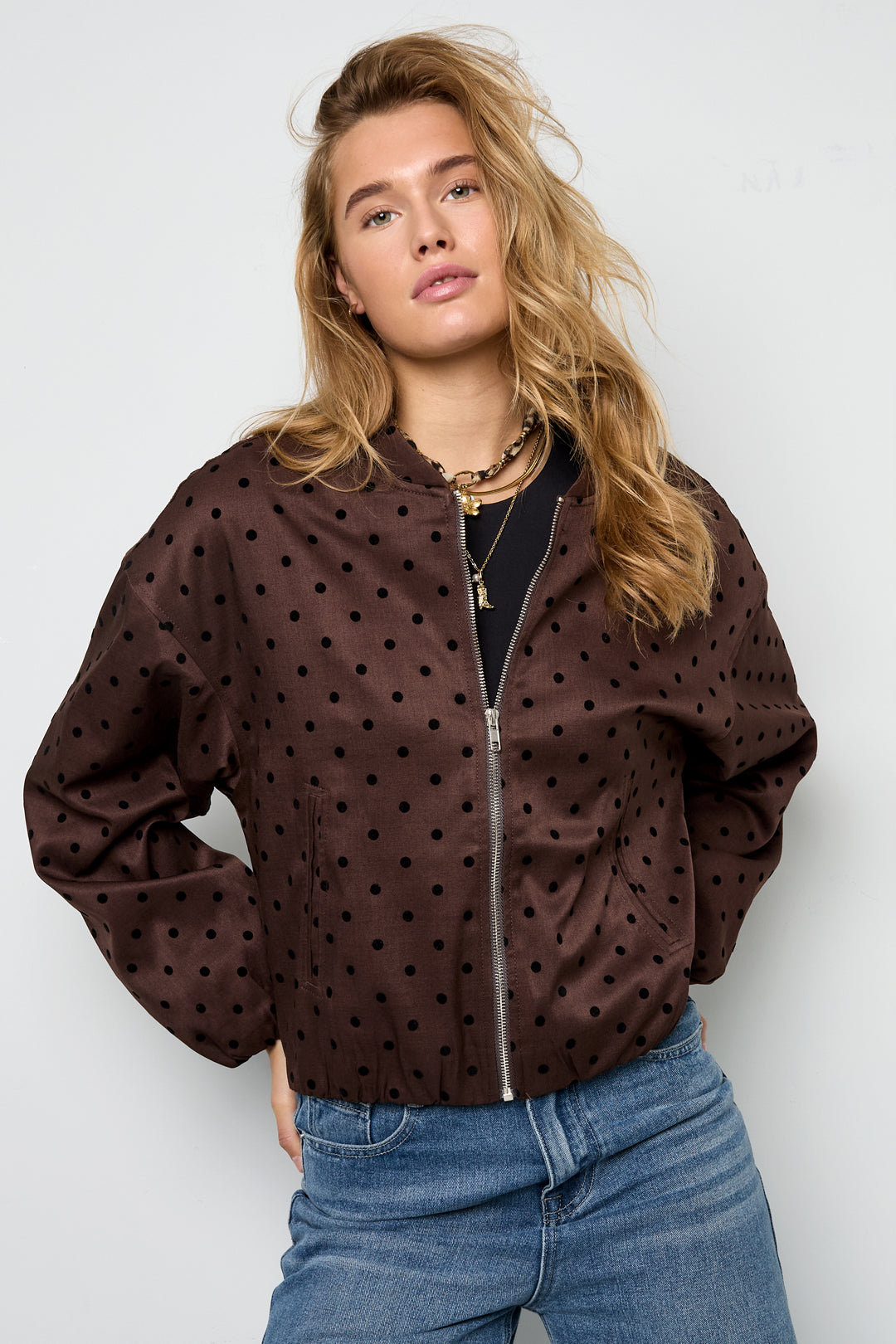 Casual Polka Dots Jacket