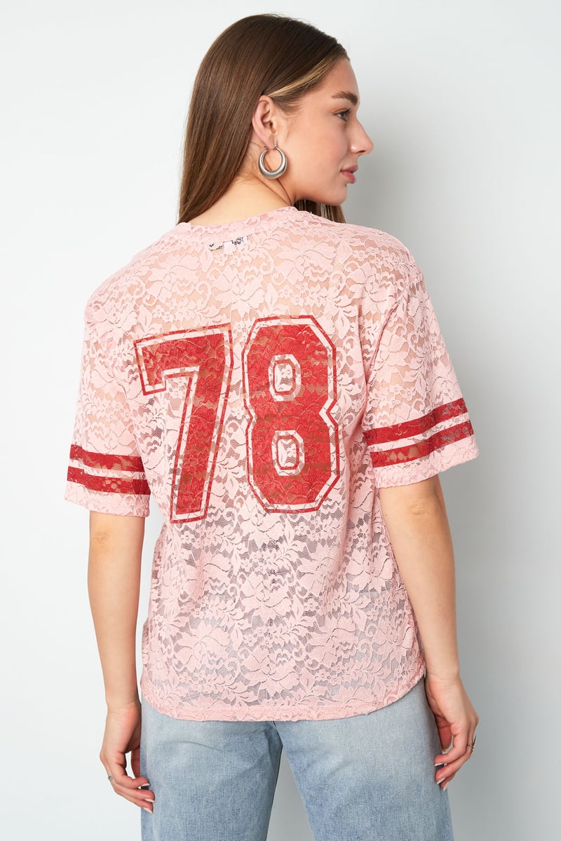 Lace American T-shirts - White