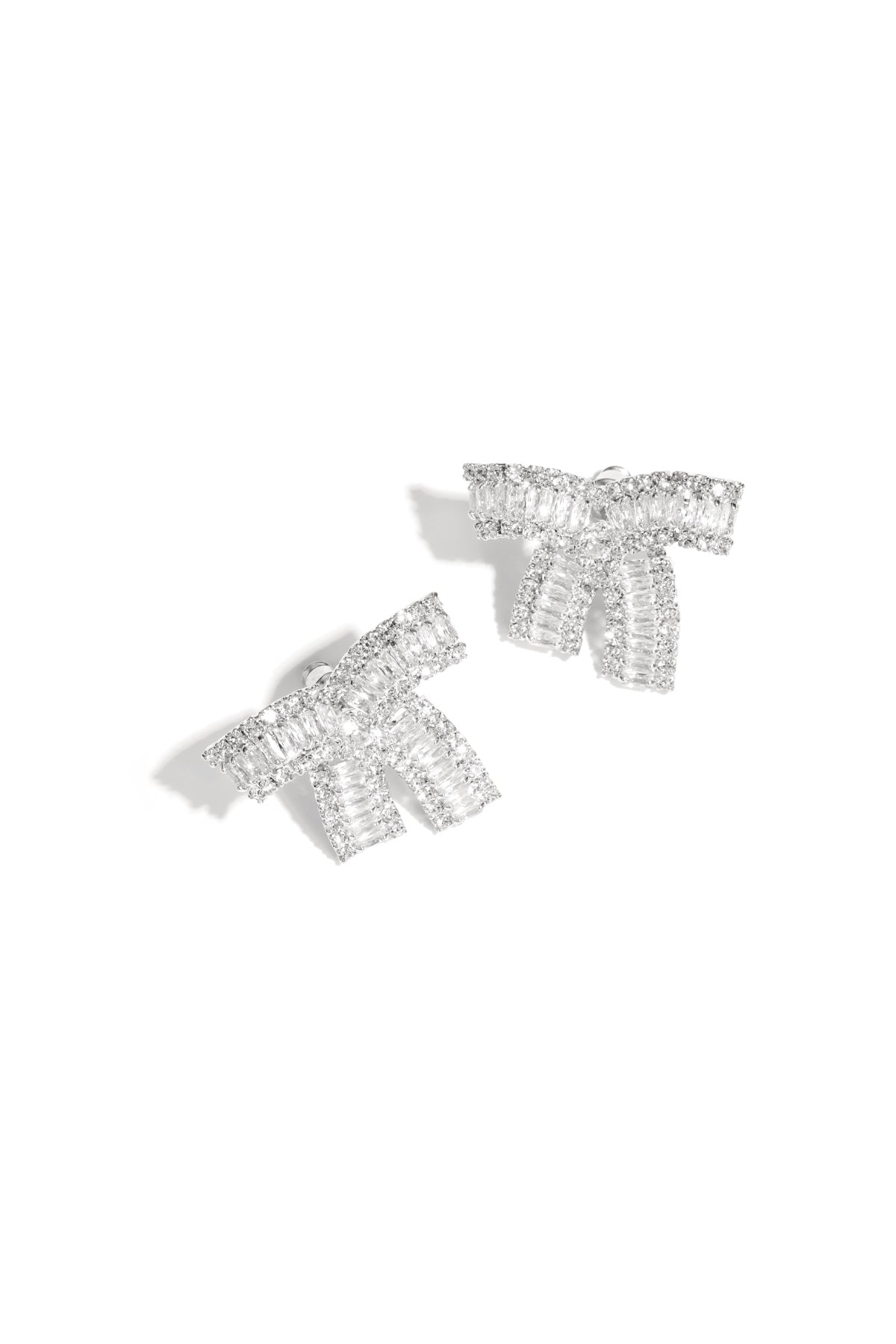 Copper Stud Earrings Bow Knot Elegant Christmas Luxurious Series Women's jewelry