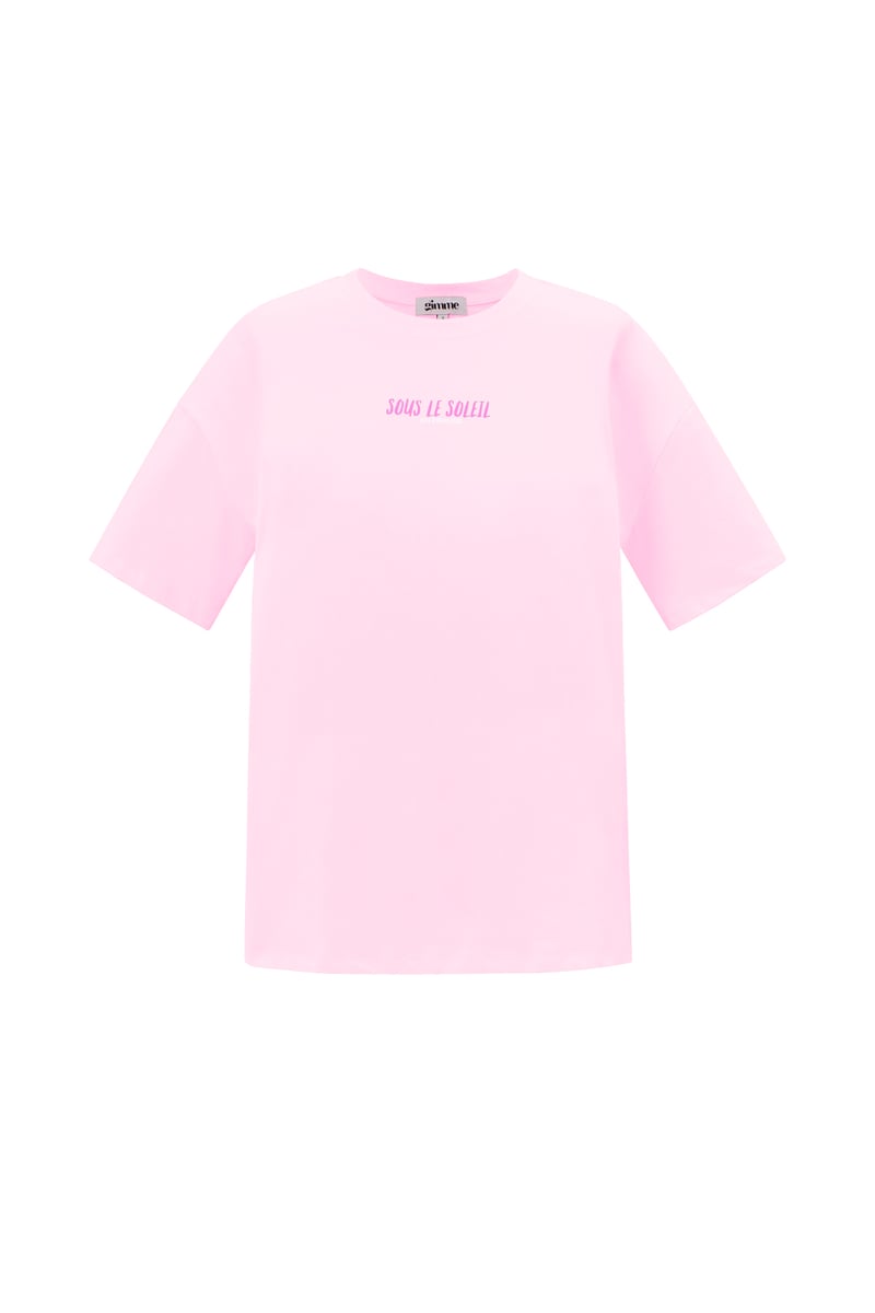 Sous le Soleil en France oversized tee