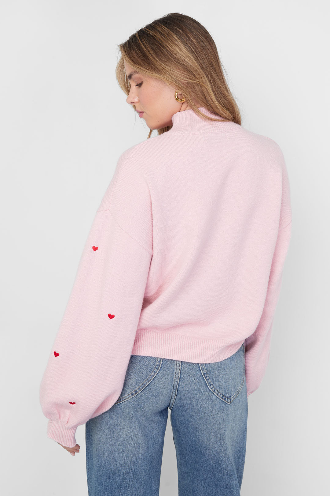 Heart Knitted Sweater