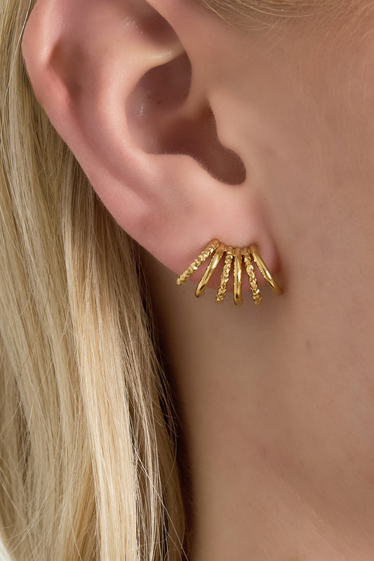 Stainless Steel Stud Earrings Geometric Casual Daily Simple Series Women's jewelry