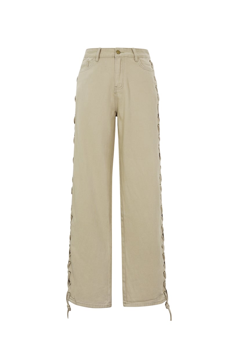Laced Up Jeans