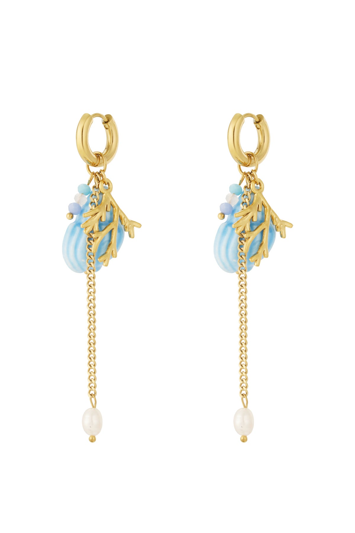 Coral vibes earrings