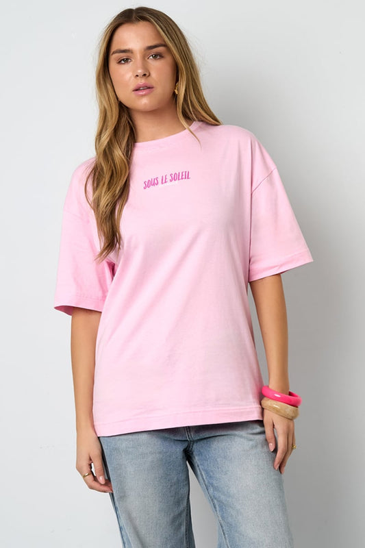 Sous le Soleil en France oversized tee