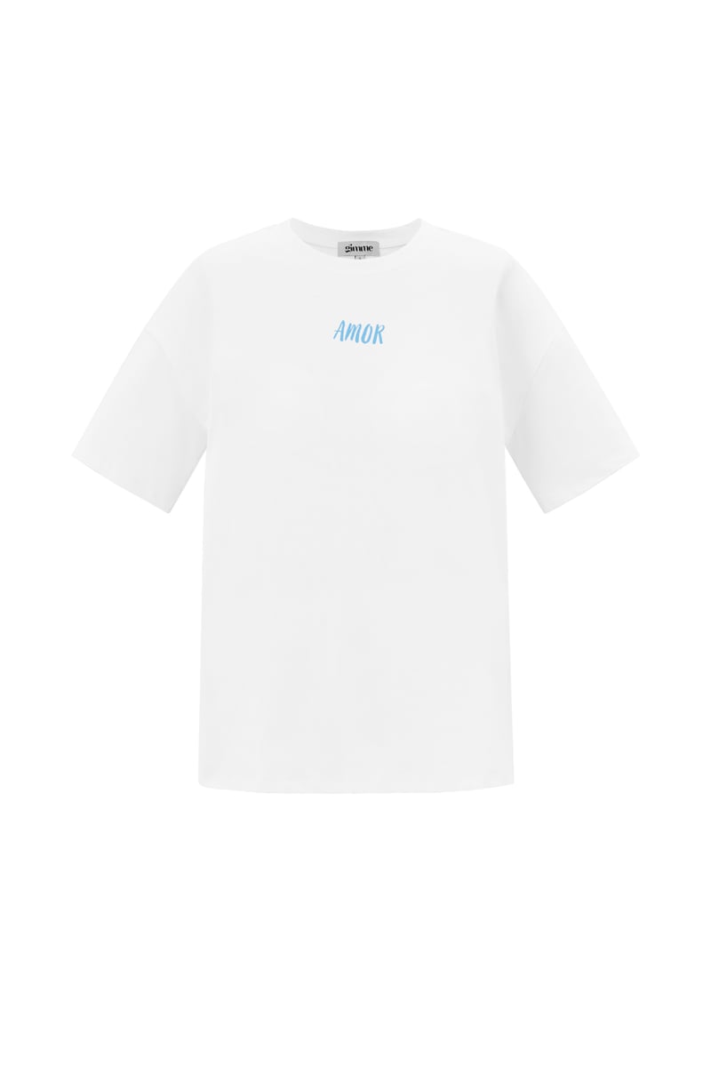 Amor por el mar oversized tee