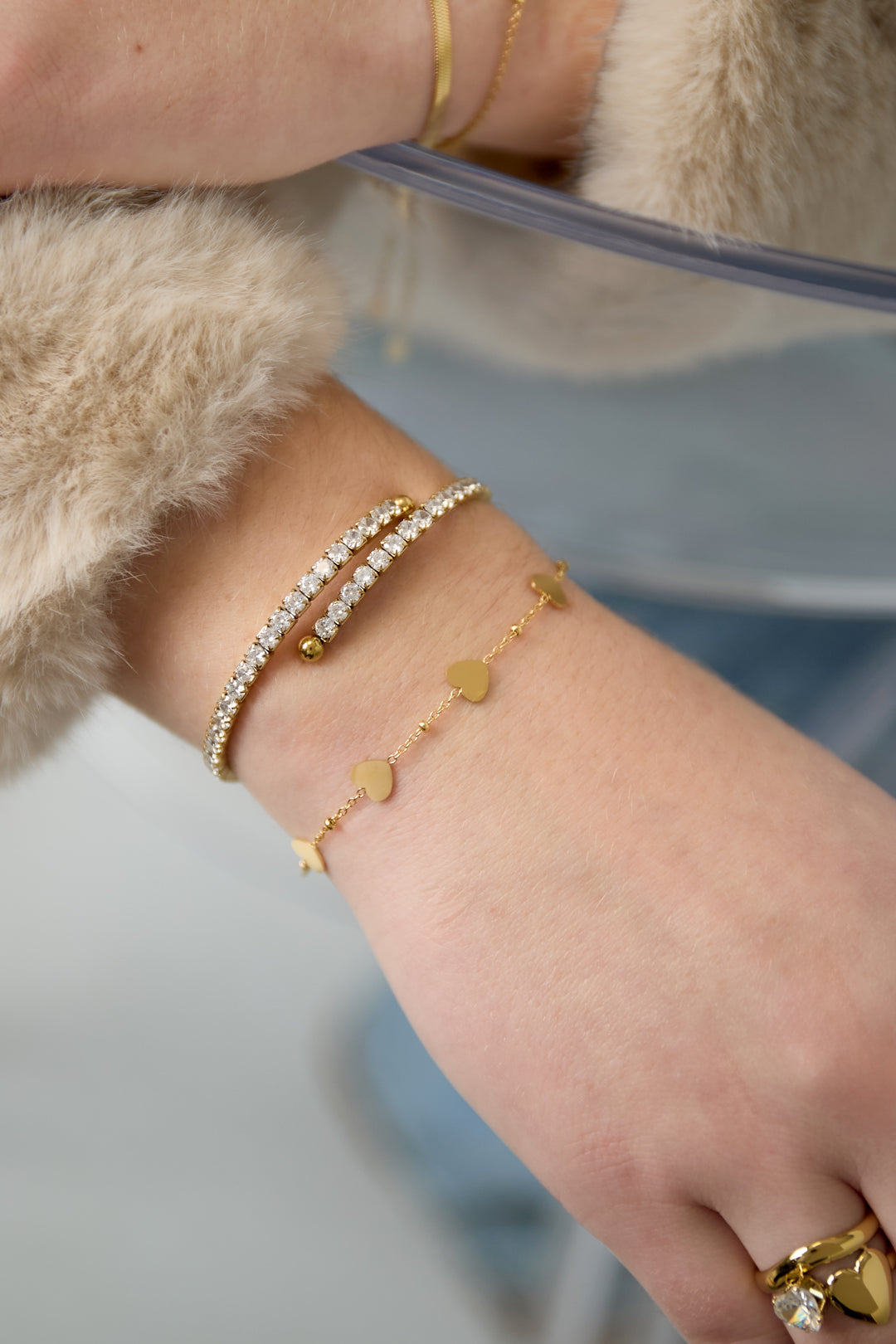 Stainless Steel Heart Bracelet