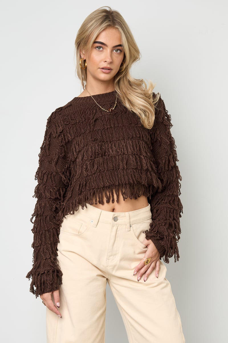 Fringe Knit Sweater