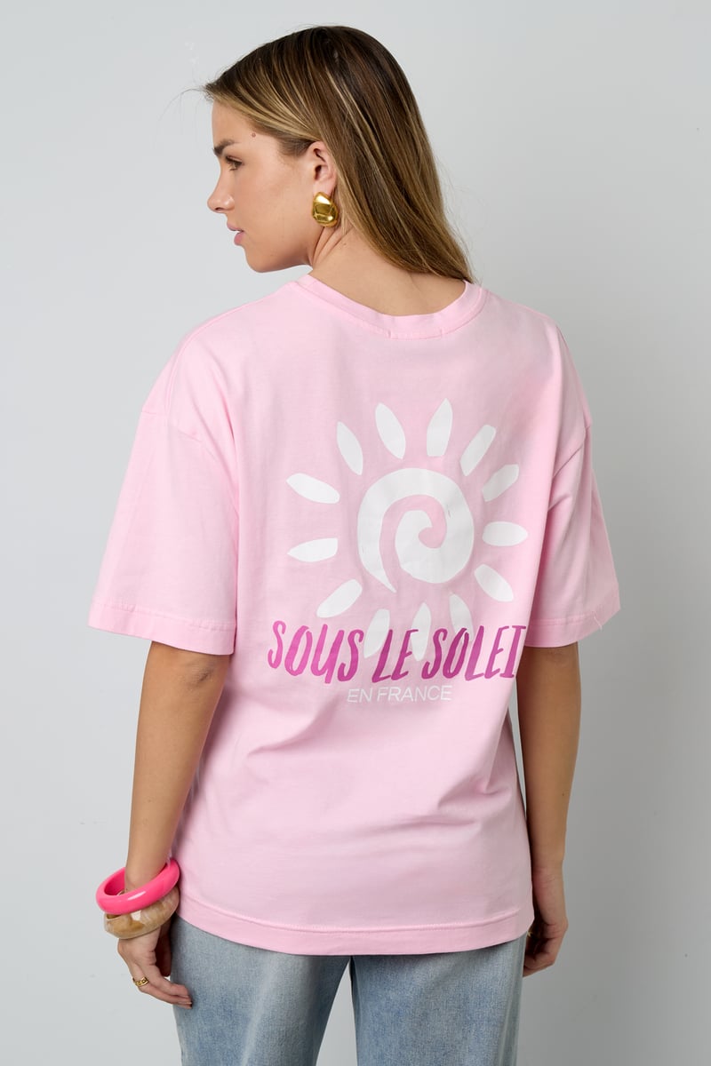 Sous le Soleil en France oversized tee