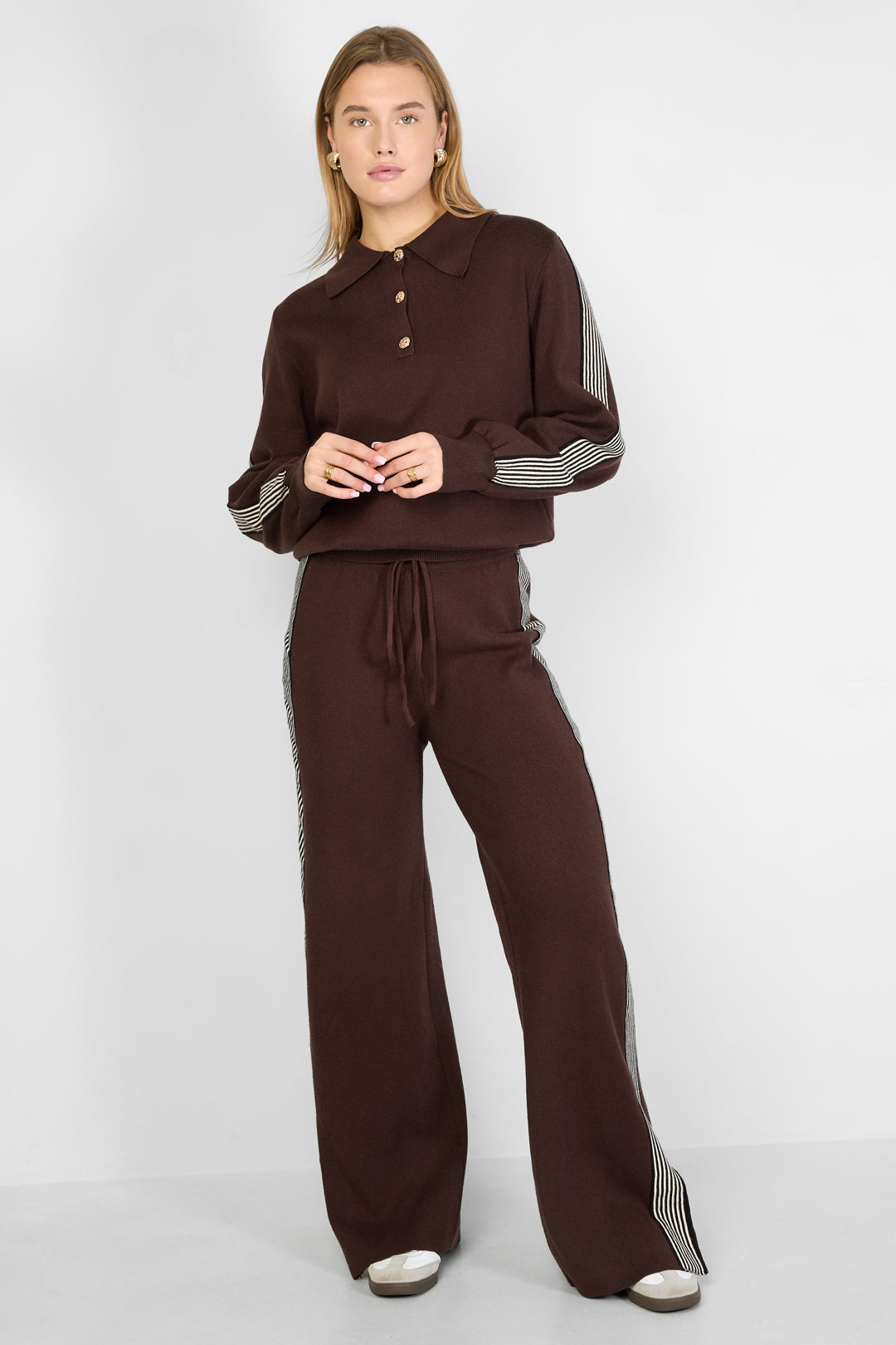 Sporty Knitted Sweater
