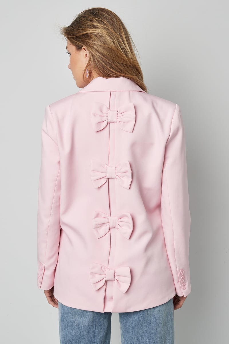Blazer with bow - Black