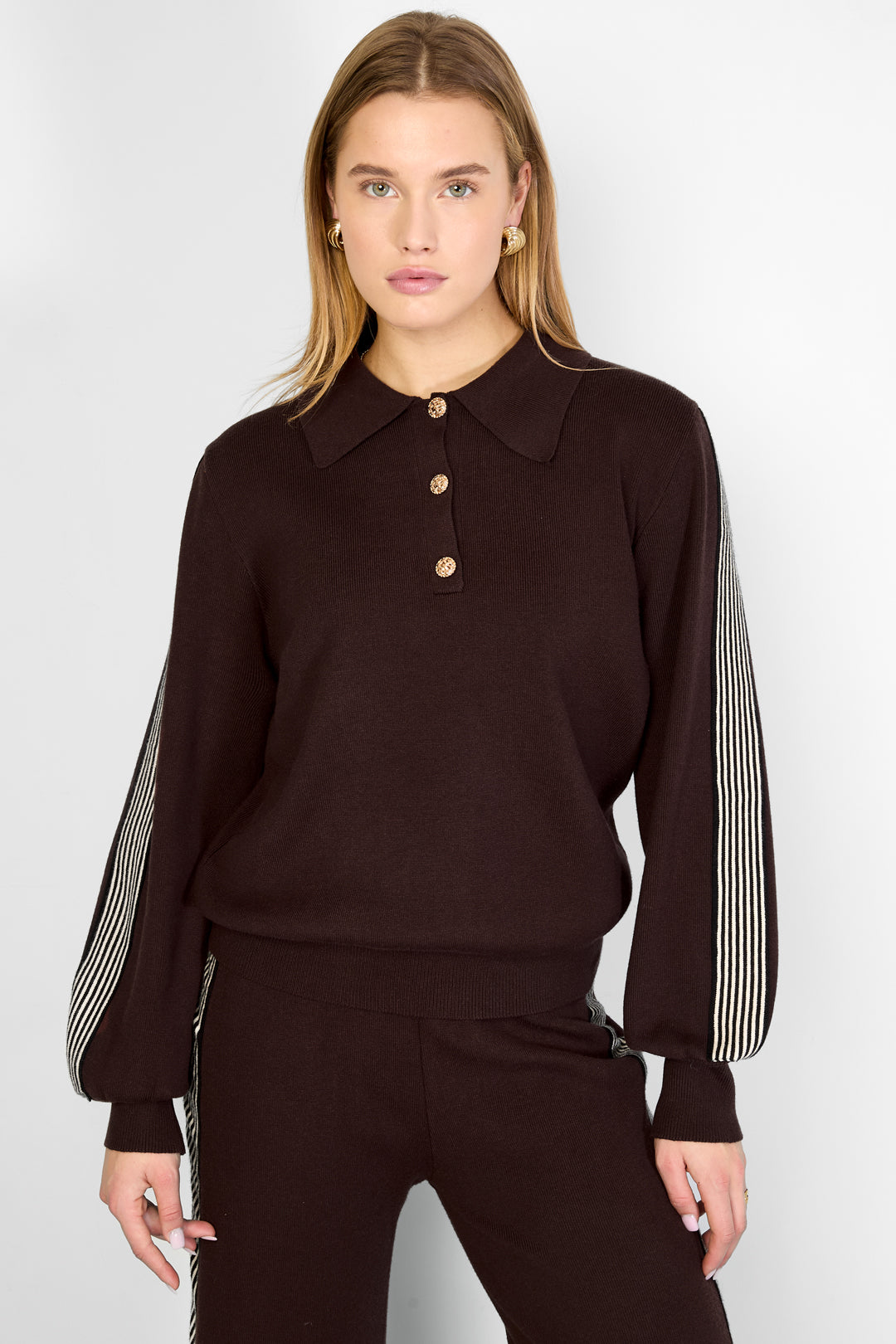 Sporty Knitted Sweater