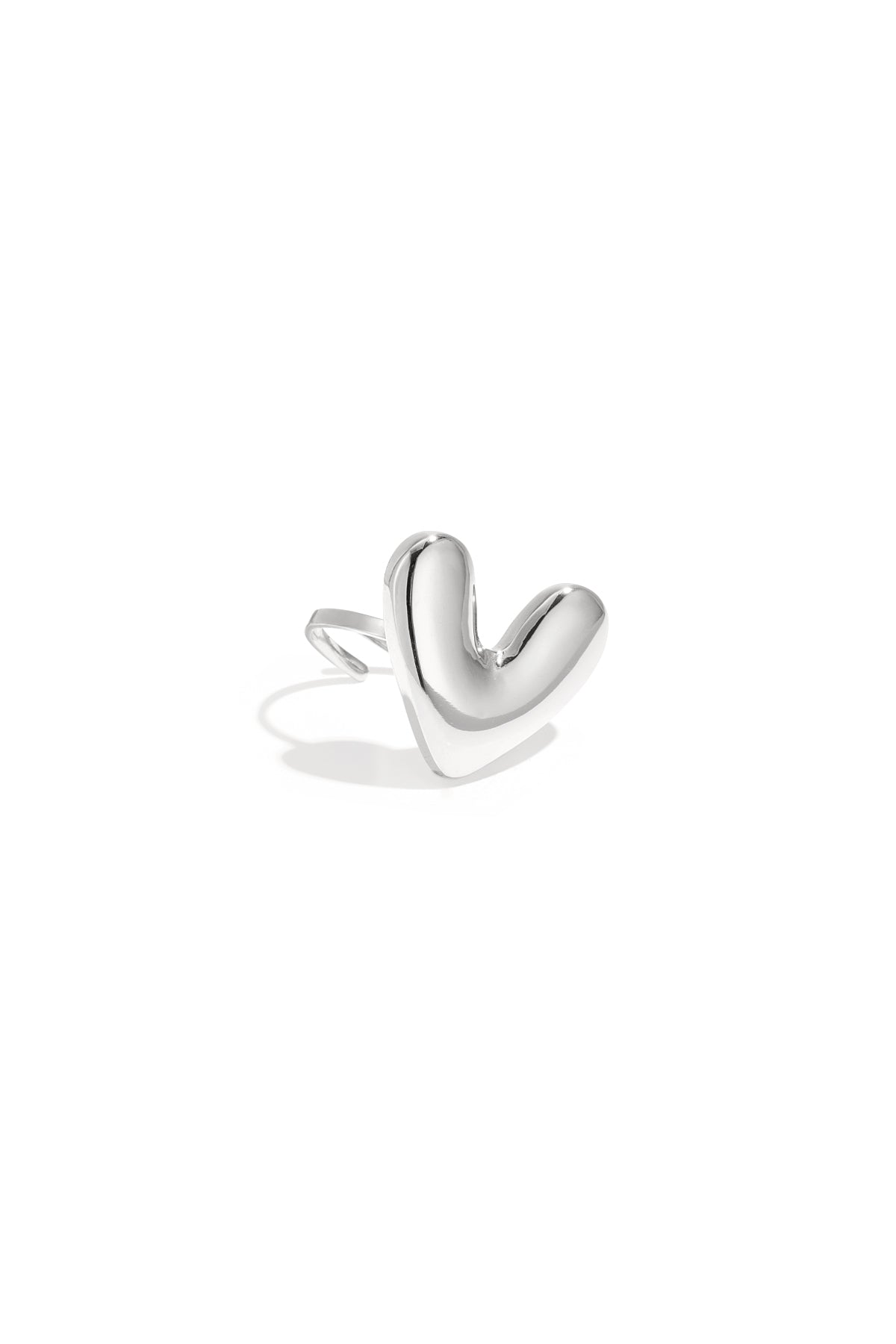 Statement Funky Heart Ring