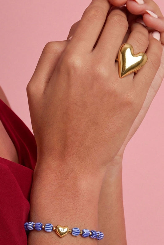 Large Heart Statement Ring