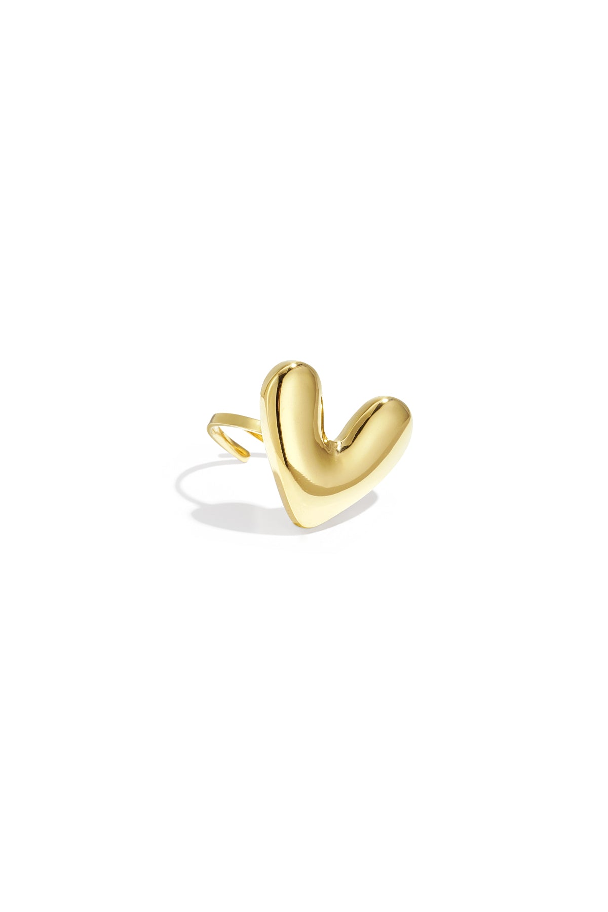 Statement Funky Heart Ring
