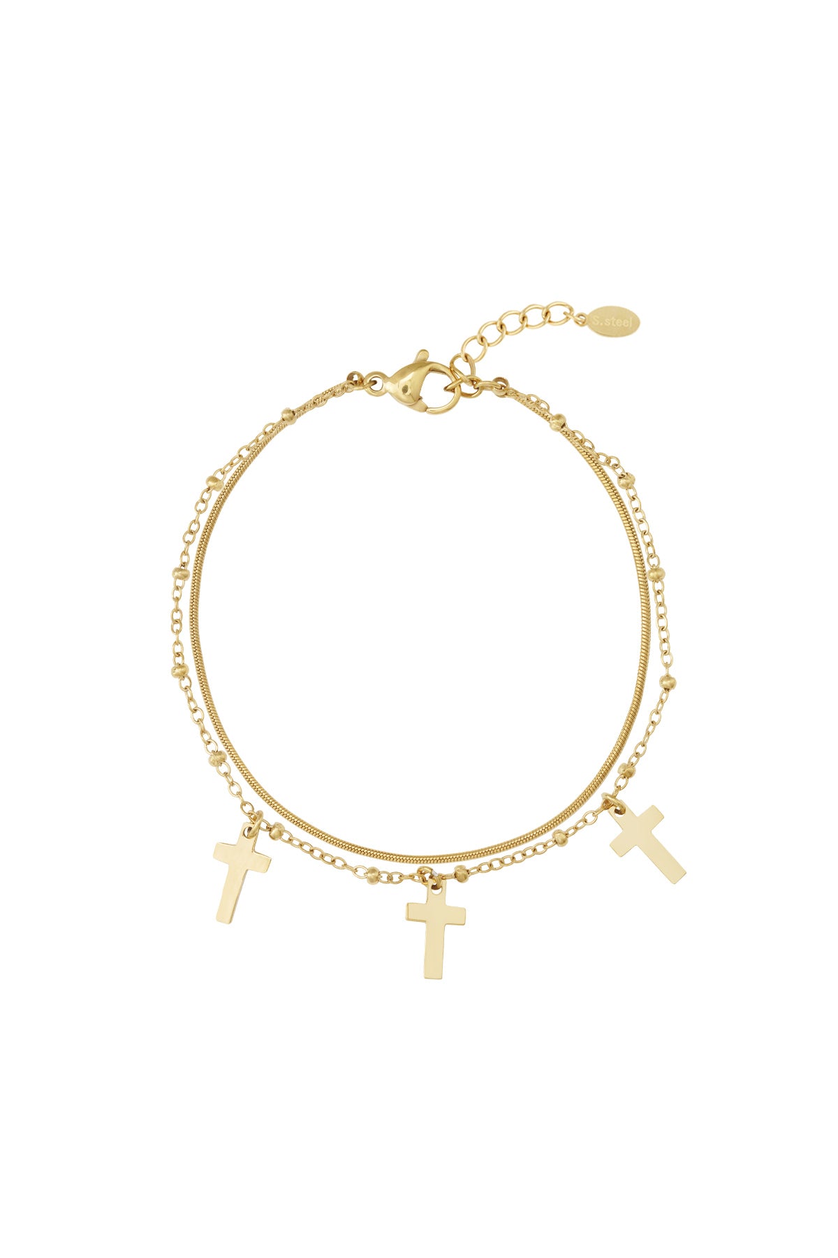 Cross Charm Bracelet