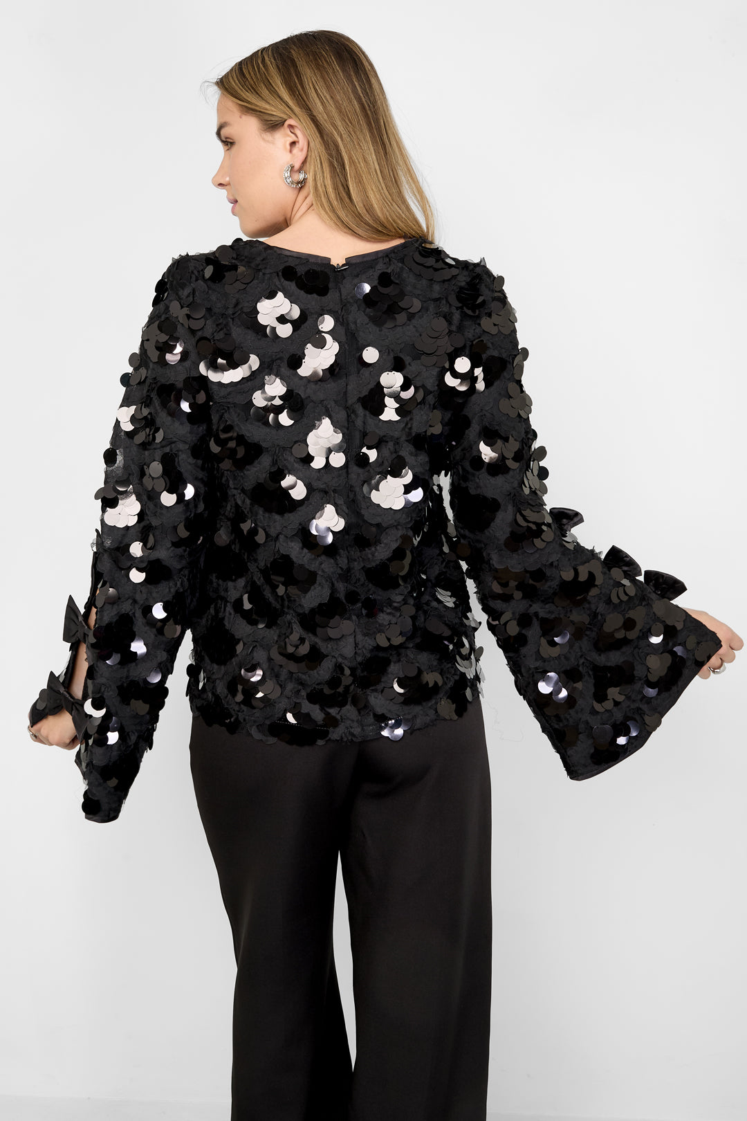 Sequins Long Sleeve Top