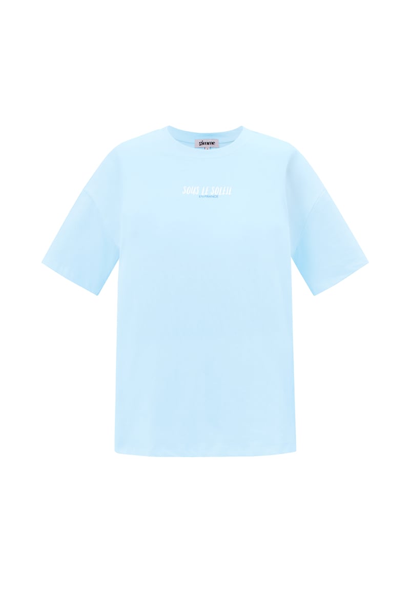 Sous le Soleil en France oversized tee