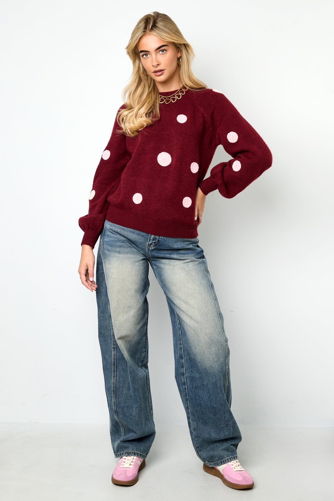 Casual Polka Dots Sweater