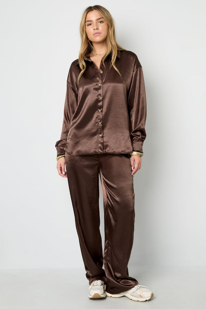 Silk Look Pants