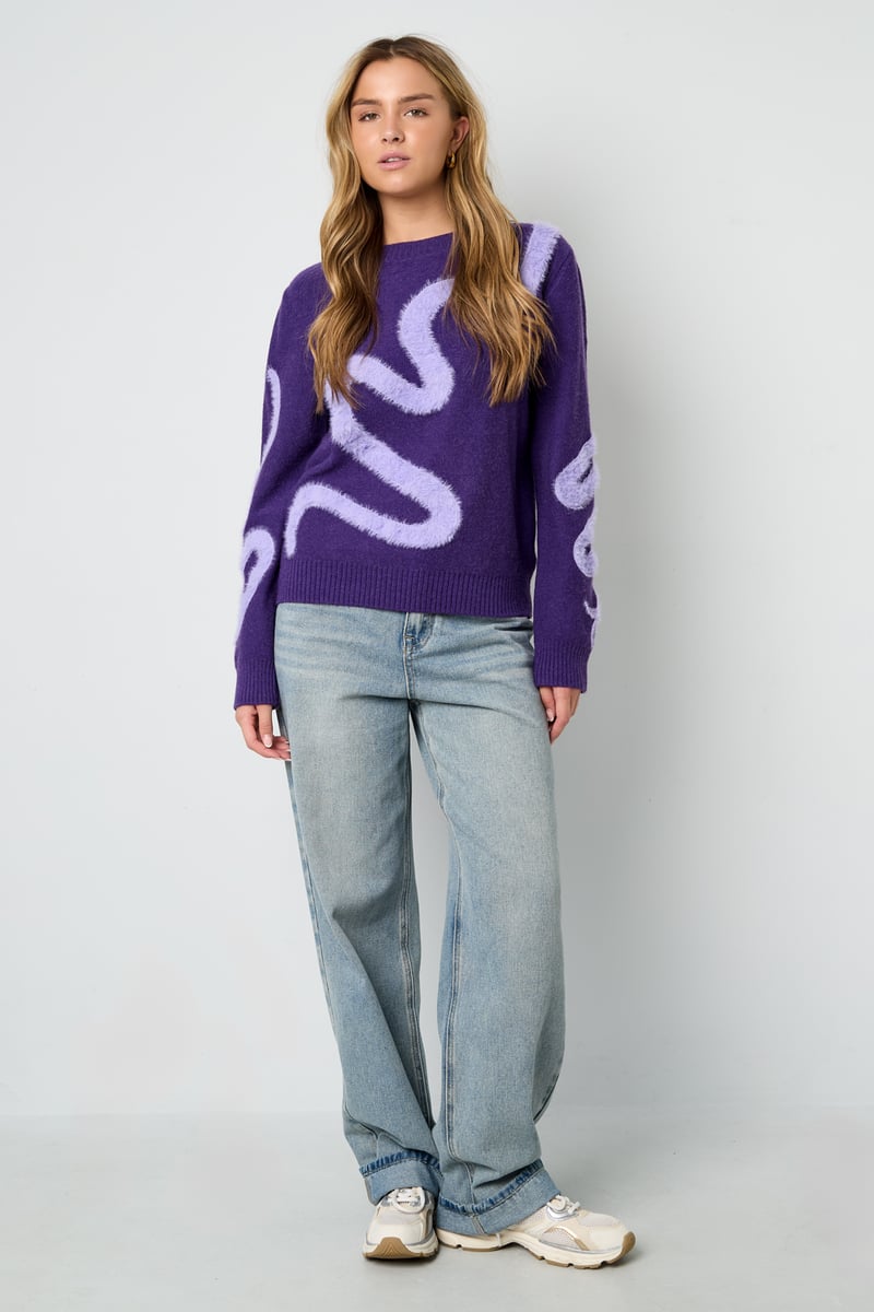 Swirl Soft Knit trui