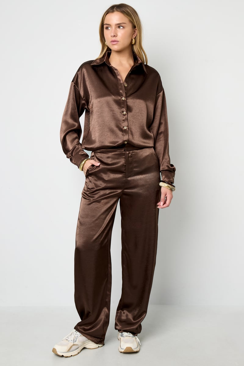 Silk Look Pants